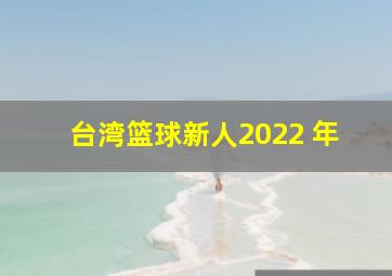 台湾篮球新人2022 年